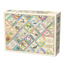 Cobble Hill 1000 db-os puzzle - Country Diary - Quilt (40091) puzzle, kirakós