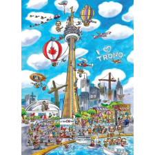 Cobble Hill 1000 db-os puzzle - DoodleTown - Toronto (53502) puzzle, kirakós