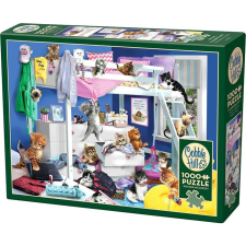 Cobble Hill 1000 db-os Puzzle - Kitten Slumber Party (40307) (0625012403078) puzzle, kirakós