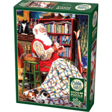 Cobble Hill 1000 db-os Puzzle - Santa Quilt (40301) (0625012403016) puzzle, kirakós
