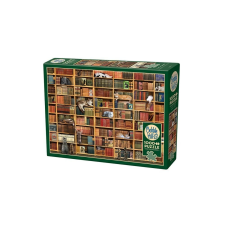 Cobble Hill 1000 db-os puzzle - The Cat Library (40139) puzzle, kirakós