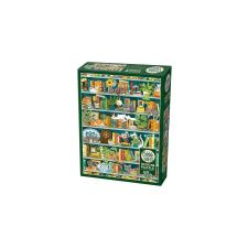 Cobble Hill 1000 db-os puzzle - The Purrfect Bookshelf (40023) puzzle, kirakós