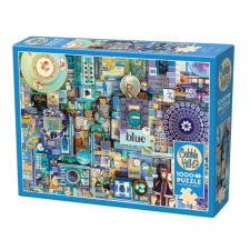 Cobble Hill 1000 db-os puzzle - The Rainbow Project - Blue (40060) puzzle, kirakós