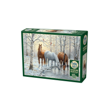 Cobble Hill 1000 db-os puzzle - Winter Trio (40158) puzzle, kirakós