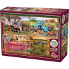 Cobble Hill 2000 db-os Puzzle - Its A Dogs Life (49018) (0625012490184)