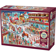 Cobble Hill 2000 db-os Puzzle - Santa's Parade (49020) (0625012490207) puzzle, kirakós