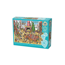 Cobble Hill 350 db-os Family puzzle - Elves at Work (47019) puzzle, kirakós