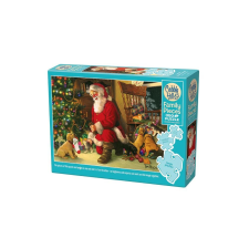  Cobble Hill 350 db-os Family puzzle - Santas Lucky Stocking (47012) puzzle, kirakós