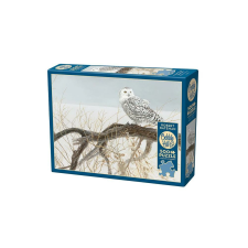 Cobble Hill 500 db-os puzzle - Fallen Willow - Snowy Owl (45050) puzzle, kirakós