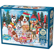 Cobble Hill 500 db-os Puzzle - Snow Day (45081) (0625012450812) puzzle, kirakós