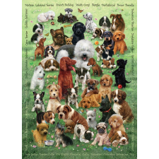 Cobble Hill családi puzzle Kutyus szeretet 350 darab puzzle, kirakós