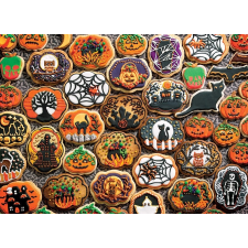 Cobble Hill halloweeni mézeskalács családi puzzle - 350 darab puzzle, kirakós