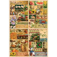 Cobble Hill négy évszak puzzle 2000 darabos puzzle, kirakós