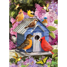  Cobble Hill tavaszi madárházikó puzzle 500 darabos puzzle, kirakós