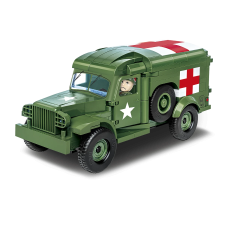 Cobi 2257 Dodge WC-54 Egészségügyi jármű 293 darabos Építőjáték (COBI-2257) kreatív és készségfejlesztő