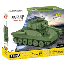 Cobi Blocks HC T-34-85 Tank 110 darabos építőkészlet (3092) kreatív és készségfejlesztő