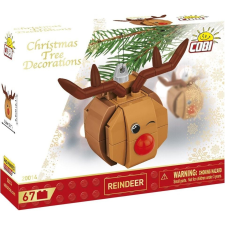 Cobi : Karácsonyfadísz rénszarvas építőjáték (20014) (5902251200145) építkezés