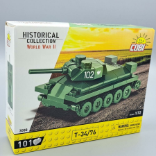 Cobi T-34/76 tank 1:72 101db-os 3088 makett