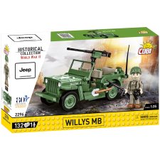 Cobi : Willys Willys MB Jeep 132 darabos építő készlet kreatív és készségfejlesztő