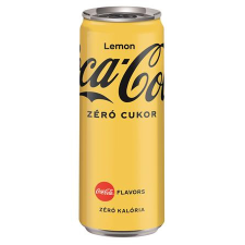 Coca-Cola üdítőital, szénsavas, 0,33 l, dobozos, coca cola &quot;coca cola zero lemon&quot; 1775208/1775202 üdítő, ásványviz, gyümölcslé