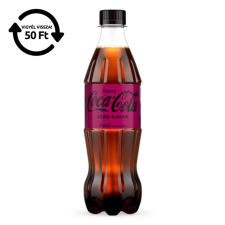 Coca-Cola Üdítőital szénsavas COCA-COLA Cherry Zero 0,5L DRS üdítő, ásványviz, gyümölcslé