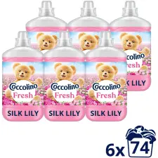 COCCOLINO Fresh Silk Lily 6×1,702 l (74 mosás) tisztító- és takarítószer, higiénia