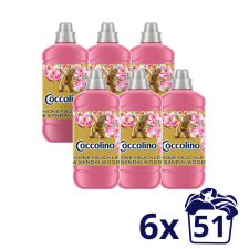 COCCOLINO Honeysuckle&Sandalwood öblítőkoncentrátum (6x1275 ml) tisztító- és takarítószer, higiénia