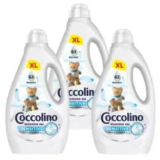 COCCOLINO Mosógél Sensitive 3x2,52 liter (189 mosás) tisztító- és takarítószer, higiénia
