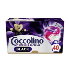 COCCOLINO Mosókapszula, 40 db, COCCOLINO &quot;3in1 Black&quot; tisztító- és takarítószer, higiénia