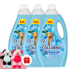 COCCOLINO Öblítőkoncentrátum Blue Splash 3x3000ml + Ajándék 1db Coccolino Maci