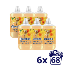 COCCOLINO Orange Rush öblítőkoncentrátum 6x1700 ml (408 mosás) tisztító- és takarítószer, higiénia