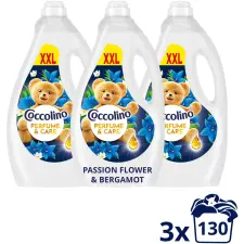 COCCOLINO Passion Flower & Bergamot 3×2,875 l (125 mosás) tisztító- és takarítószer, higiénia