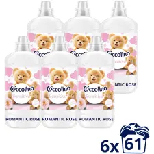 COCCOLINO Romantic Rose 6×1,403 l (61 mosás) tisztító- és takarítószer, higiénia