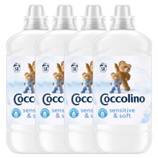 COCCOLINO Sensitive &amp; Soft Öblítő koncentrátum 232 mosás 4x1450ml tisztító- és takarítószer, higiénia