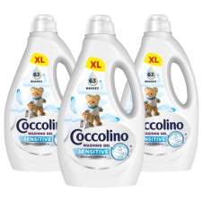 COCCOLINO Sensitive folyékony Mosógél 3x2,52L - 189 mosás tisztító- és takarítószer, higiénia