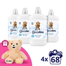 COCCOLINO Sensitive Pure öblítőkoncentrátum 4x1700 ml (272 mosás) tisztító- és takarítószer, higiénia