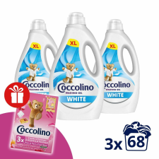 COCCOLINO White folyékony Mosógél 3x2,72L - 204 mosás + Ajándék Coccolino Illatpárna tisztító- és takarítószer, higiénia