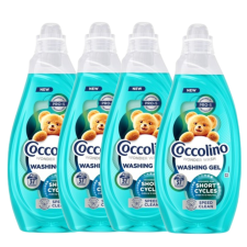 COCCOLINO Wonder Wash Mosógél Gyors mosáshoz Speed Clean 148 mosás 4x1480ml tisztító- és takarítószer, higiénia