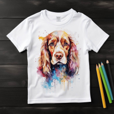  Cocker Spániel póló (Gyerek)(Színes) gyerek póló