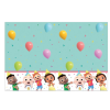 Cocomelon Birthday műanyag asztalterítő 120x180 cm
