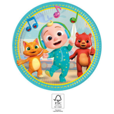 Cocomelon papírtányér 8 db-os 23 cm FSC party kellék