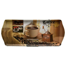  Coffee kávés műanyag zserbós tálca - 38x2x16,5 cm konyhai eszköz