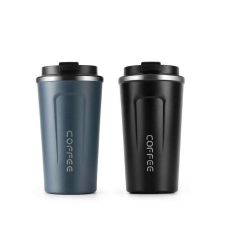 Coffee utazó termosz bögre - 510 ml - fekete termosz
