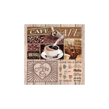 Coffee Variations papírszalvéta 33x33cm,20db-os konyhai eszköz