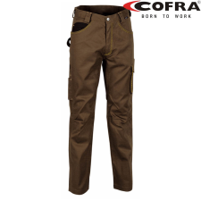 COFRA Drill Derekas Munkásnadrág Barna/Fekete - 56 munkaruha
