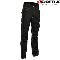 COFRA Drill Derekas Munkásnadrág Fekete - 56