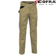 COFRA Drill Derekas Munkásnadrág Khaki/Fekete - 58 munkaruha