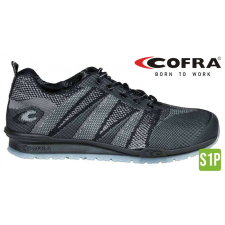 COFRA Fluent S1P Szellőző Munkavédelmi Sportcipő Fekete - 42 munkavédelmi cipő