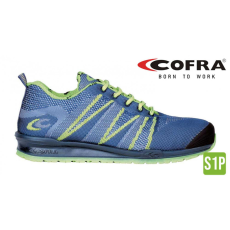 COFRA Fluent S1P Szellőző Munkavédelmi Sportcipő Kék - 47