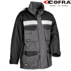 COFRA Gust Bélelt Téli Ripstop Munkáskabát Antracit/Fekete - 3XL